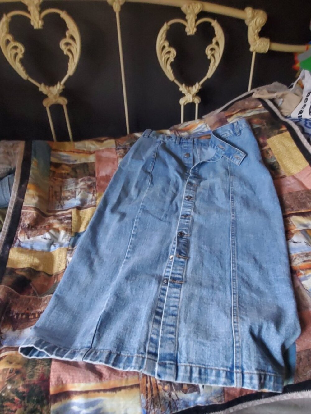 Denim skirt